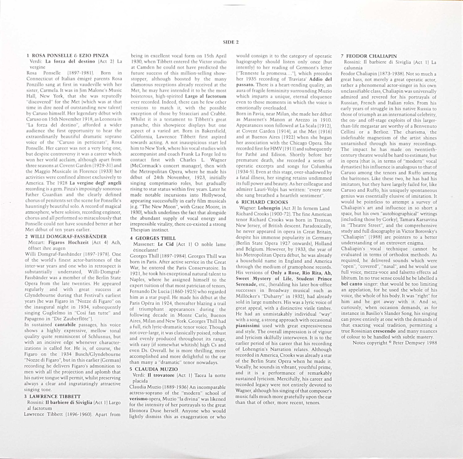 Inserts from REH 715